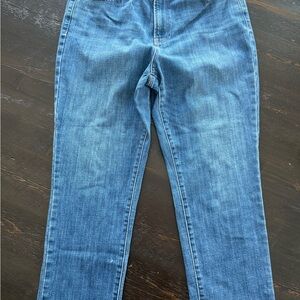 Talbots Women's Light Blue Jeans flawless high waist straight ankle size 12
